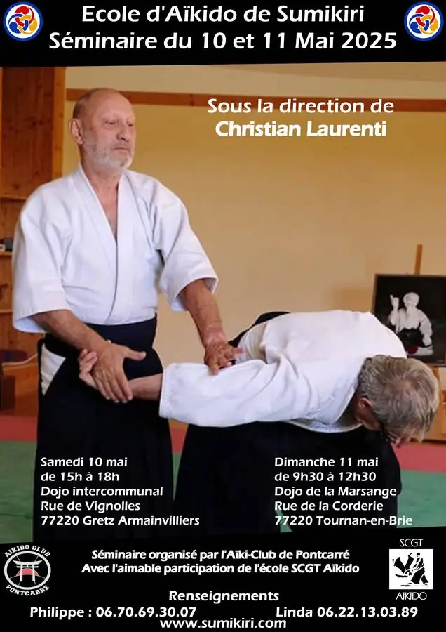 Stage d'Aïkido à Gretz-Tournan