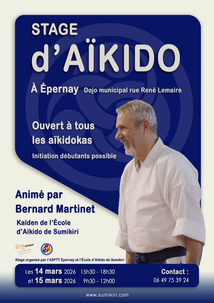 Stage d'aïkido à Épernay, mars 2026
